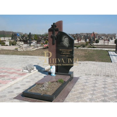 Памятник комбинированный 06 — ritualum.ru